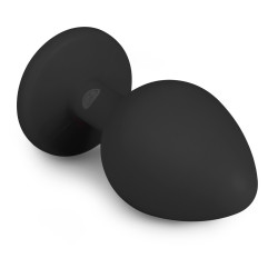 EasyToys Anal Collection Plug bijou Diamond noir 7 x 3.3cm